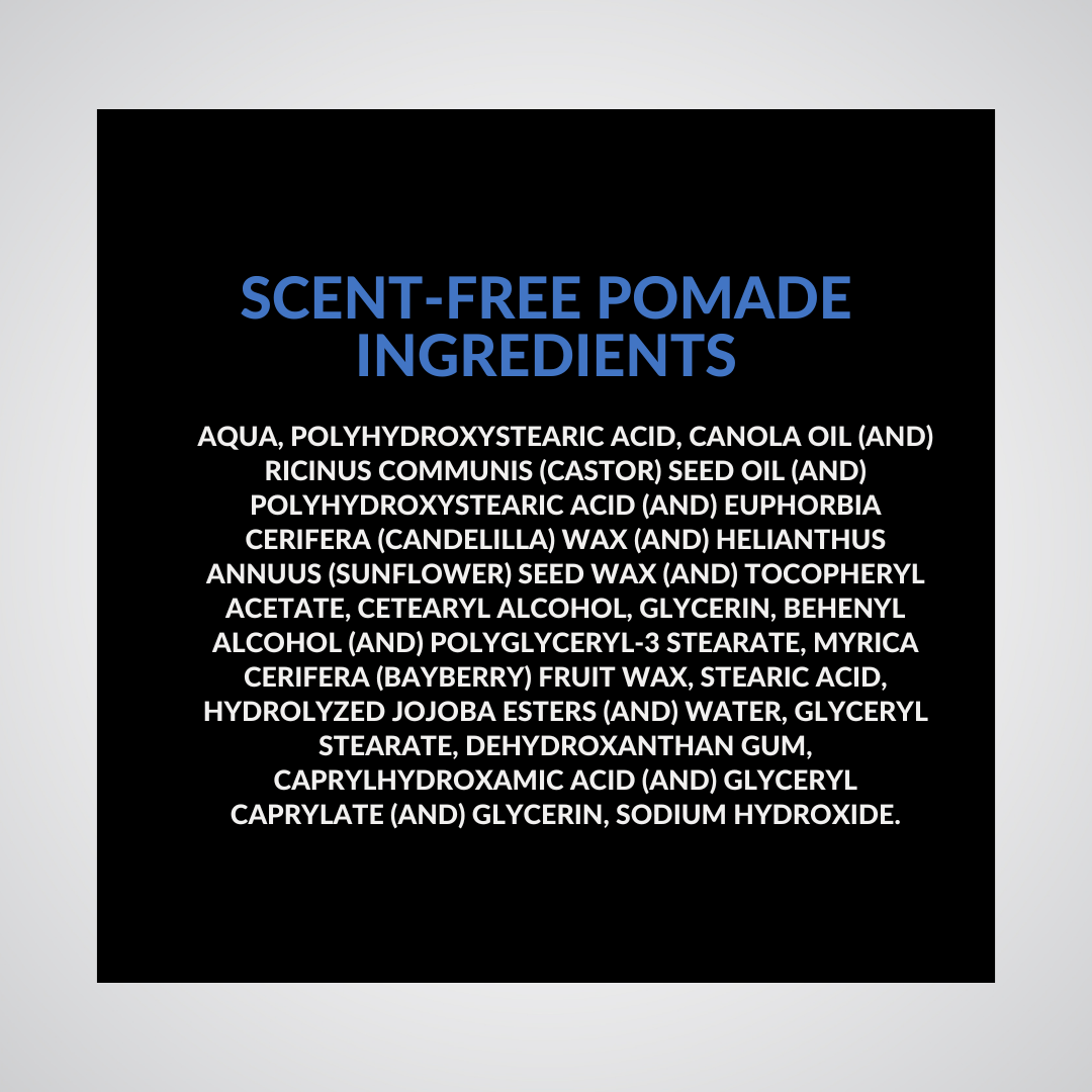 SCENT FREE HAIR POMADE 4oz